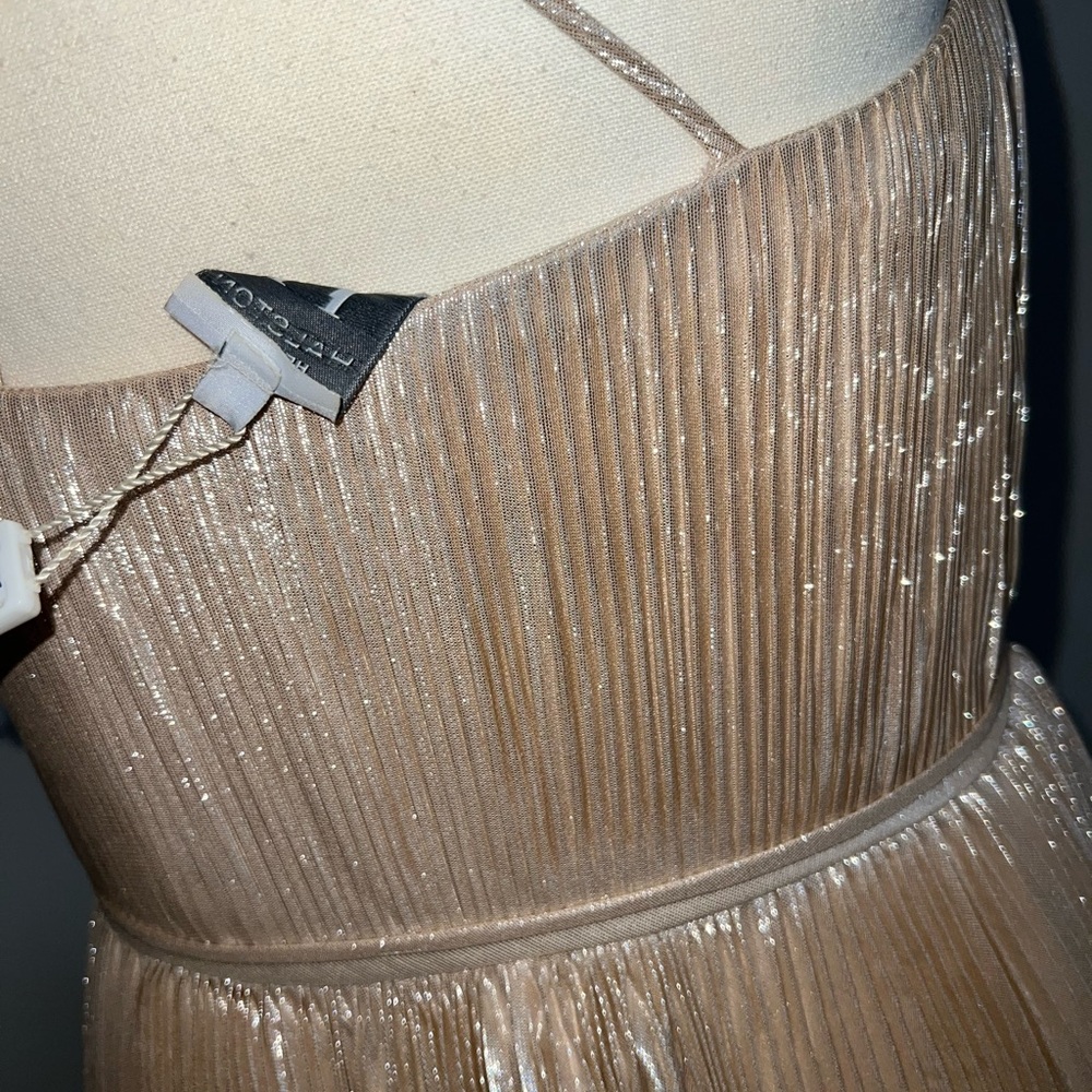 Iconic Halston Heritage Gold Dress Sarah Jessica Parker ✨✨Carrie Bradshaw ✨✨ - Picture 14 of 17